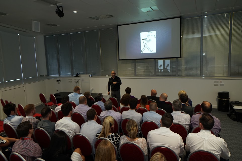 Kevin Mullen speaking at event