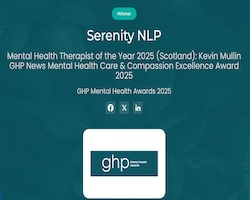Mental Health Therapist of the Year 2025 (Scotland): Kevin Mullin GHP News Mental Health Care & Compassion Excellence Award 2025